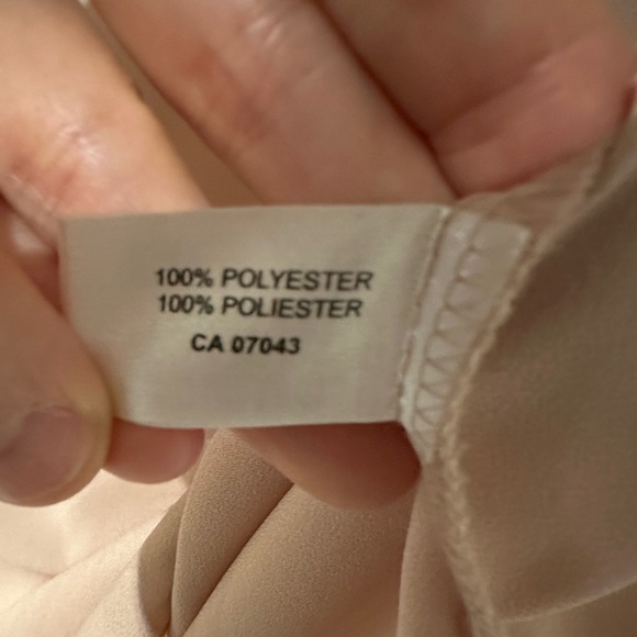 Violet + Claire pink blouse with ribbons on sleeves - Picture 3 of 5